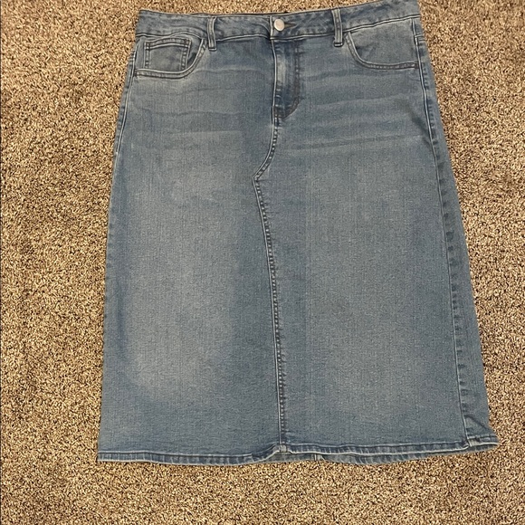 Baccini Dresses & Skirts - Baccini Blue Denim Skirt